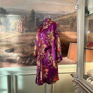 Floral Purple Women's Robe